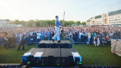 Как на матче «Динамо-Брест» отгремел FONFEST с Олегом Майами: ФОТО, ВИДЕО