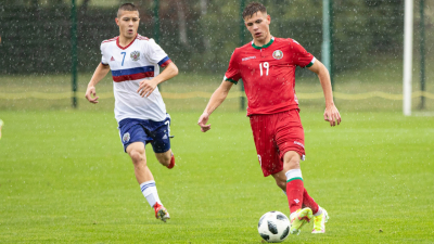 Москаленчик отыграл все 90 минут в товарищеском матче сборной Беларуси U19 против России