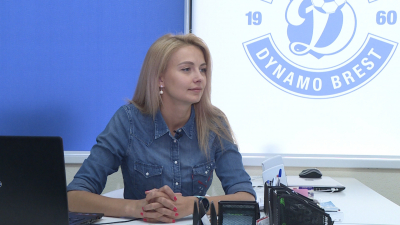 Ольга Хижинкова покидает пост пресс-секретаря футбольного клуба «Динамо-Брест»
