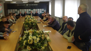 Команда встретилась с руководством города и партнерами клуба